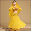 Stage Wear Fashion Style Child Belly Dance Costume Set Sari Bollywood Children Outfit Performance Clothes Sets Drop Delivery Apparel Dh4Xu