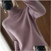 Mens Sweaters Turtleneck Cashmere Sweater Women Winter Jumpers Knit Female Long Sleeve Thick Loose Plover S 220810 Drop Delivery App Dhxhl