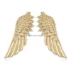 Pins Broschen Stifte Broschen Retro Engel Wings Herren Abzeichen Broschen Stecknadel Schlange Medaille Frauen Hemdkragen Kleidung Accessoires Drop de dhkyc