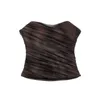 Jupes 2024 Style de vêtements pour femmes automne Shirt en ligne de soie imprimée sans bracelet 8655465