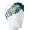 Designer Mulheres Bandas para a cabeça Flor Seda de seda impressão de pássaro Bandas de cabeceira Bandas de cabelo acessórios de cabelo Presentes