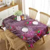 Panno tavolo tovaglia pavone piuma piuma arte animale selvatico soggiorno per feste da pranzo decorazioni per banchetti per matrimoni