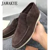 Casual Shoes Women Winter Flat Furry Quanlity Suede High Top Fur Loafers Warm Ull Ankel Walk Boots Comfort Driving Driving