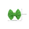 Saç Aksesuarları 2 PCS/LOT Yeşil Saç Yayları St Patricks için Klipler Gün 10.5cm Clover Bebek Biber Bullet Saç Türleri Saç Termreleri Çocuk Saç Aksesuarları