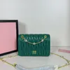 سلسلة Crossbody Bag أعلى جودة مصمم حقيبة الكتف الأزياء حقيبة جلدية حقيبة جلدية للسيدات