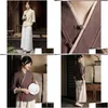 Chemises de chemisiers pour femmes femmes femmes coton et lin tang costume de vêtements chinois rétro de gouttes supérieurs de printemps