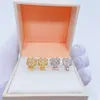 2023 Popular Hotsale Iced Out Jewelry Lowest Price 925 Sterling Silver 10k Gold Jewelry Def Moissanite Vvs Stud Earrings