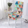 Chair Covers Mandala Cover For Dining Room Elastic Stretch Slipcover Anti-dirty Seat