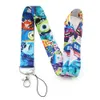 Anime Kids Lanyard для шейного ремня для ремня для шейки Lanyard Card держатель значков держатель цепи держатель цепочка подвеска для подвесных кевочных аксессуаров