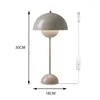 Bordslampor LEDLAMP NIGHT LJUS LIGHT MUSHROOM NORDISK BEDSIDA BEDSIDE BRUKSRUM DESK Simple Decoration Bedroom Modern