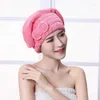 Towel Women Magic Dry Hair Cap Quick-drying Soft Head Wrap Super Absorbent Makeup Turban Shower Skin-friendly Elastic Band Bow