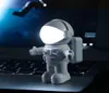 Esnek USB Beyaz Astronot Tüp Taşınabilir LED Gece Işık DC 5V PUMP BİLGİSAYAR DAGOLU İÇİN PC DOKUTUKUN EV DEKORASYONU OKUYOR3631536