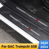 Auto stickers autodorpelingen Scuff Plate drempelbeschermer interieur Imitatie Koolstofvezelaccessoires voor GAC Trumpchi GS8 2023 2024 T240513