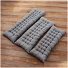 Cushion/Decorative Pillow Cushion 1Pc Thick Long Seat Rattan Chair Sofa Garden Tatami Mat Recliner Drop Delivery Home Textiles Dhzvm