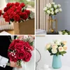 Decorative Flowers Artificial Rose Shop Home Office Erfect Gift Lifelike Appearance Low Maintenance Realistic Design