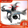 DRONES MIJIA KY102 DRONE 8K Professionell Dual Camera Aerial Photography 360 Hinder Undvikande Optiskt flöde Four Axis RC Aircraft S24513