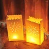 Candele 10 pezzi 10 pezzi Sun Paper Borse Lantern Papshade Nove Matrimonio Accessorio di compleanno