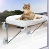 Letti per gatti mobili bassi di finestra di gatto con supporto per supporto in metallo con spazio e comodo letto per animali domestici adatti per gatti piccoli e grandi