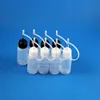 3 ML metallic Needle Tip Safety Cap Plastic dropper bottle for liquid or juice 100 Pieces Xbhko Heexo