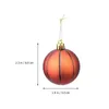 Decorative Figurines 12 Pcs 6cm Holiday Party Sports Fans Enthusiasts Christmas Ball Decoration Pendant Basketball Balls Xmas Hanging