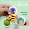 Partyvorbevorzugungen baby Montessori Animal Sucker Spinner Touch Sensorisches Spielzeug Gras Gyro Set Badewasserspiel Kid Relief Zappel Spielzeuggeschenk D ot4vk