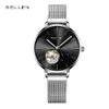 Fashion Petty Capitalist Women's Watch Hollow out Fully Automatic Mechanical Watch Korean Edition Online Watch with Student Women's Watch Live