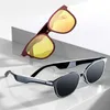 Smart Sun Glasses Frauen Men Oversized Round Clear Eyeglass Music Sunglasses Plastic Smart Glasses With Lunettes Bluetooth