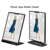 A5 148X210mm Plastic Frame Holder Sign Card Upright Picture Menu Display Poster Stand Table Gpxnp