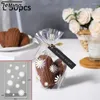 Baking Tools 50/100 Pcs Daisy Candy Bags Transparent Flower Cookie Packaging Bag For Wedding Birthday Party DIY Gift Wrapping Supplies