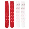 Femmes chaussettes adorent les bas de jambe de jambe de la Saint-Valentin de la Saint-Valentin Festival femme romantique Bodys Bodys