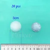 Heminredning 1CM-10CM Vit modellering av polystyren Styrofoam Foam Ball Decoration Supplies Decorative Balls Filler Mini Pärlor LT976