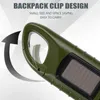 Flashlights Torches Torch Lantern LED Tent Light Portable Professional Hand Crank Dynamo Solar Power For Outdoor Camping