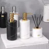 Vloeibare zeep dispenser marmeren badkamer shampoo douchegel fles goud 304 sus press type kop voor KTV schoonheid salon badhardware