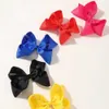 Haarzubehör 2pcs Neugeborene Grosgrain Ribbon Feste 6 -Zoll -Haarbögen mit Clip für Mädchen Haarklammern Haarnadel Barrettes Kinder Baby Haare Accessorie