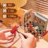 Architectuur/DIY House Rolife Dollhouse Rainbow Candy House Diy Miniature House For Kids Girls Xmas Gifts 3d houten puzzel grappig creatief speelgoed