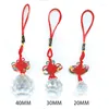 Chandelier Crystal Chinese Knot With Hanging Ball Glass Prism Feng Shui Faceted Balls Year Decorations Home Pendant Ornaments