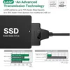 Cavo adattatore da SATA a USB 3.0 per trasferimento di dati HDD/SSD del disco rigido da 2,5 pollici, supporto per convertitore rigido esterno UASP