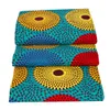 6ヤード/ロットアフリカンバティック生地ポリエステルマテリアルサークルパターン女性縫製ファブリックFP6544 240511