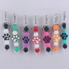 Creative Diy Cartoon Dog Claw Keychain Pendant Bag Pendant Small Accessories