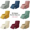 Couvre-chaises Jacquard Stretch Reckin Sofa Cover Washable Home Decor With Pocket Fabric de couleurs solides de mobilier de meubles non glissants