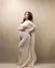 Maternity Dresses Pregnant woman photography props dress elastic fabric bat shirt suitable for taking photos pregnant woman family party goddess dressL2405