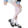 Women Socks Harajuku Fishnet Pantyhose Diamond Patterned Mesh Tights Stockings 13MC