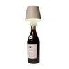 LED Wine Bottle Lamp Head Table Lamp Removable and Removable Portable Charging Decoration for Bar Cafe Atmosphere Night Light 240513