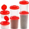 Storage Bottles Salt And Pepper Shakers Moisture Proof Small Mini Shaker To Go Camping Picnic Outdoors Kitchen Lunch Boxes Travel With Lids