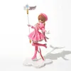 Actie speelgoedfiguren Anime Lovely Pink Captor Sakura Actie Figuren Modellen PVC Figuur Model Auto Cake Decorations Magic Wand Girls Toys Gift Y240514