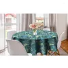 Table Cloth Morris Free Flowing And Sinuous Seaweed Gorgeous Tropical Exotic Plants Pattern Round Tablecloth By Ho Me Lili Tabletop Decor