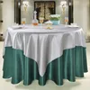 Table Cloth El Tablecloths Pure Color Round More Upscale Double Box_Kng2559