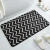 Carpets Bathroom Rug Doormat Super Absorbent Non-slip Bath Mat Stripe Foot Carpet Floor Mats 40cmx60cm