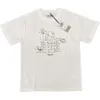 UZ1F Designer Fashion à manches courtes t-shirts outils Carhartte Men's Cartoon Letter Imprime