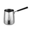 Dispensateur de savon liquide Café en acier inoxydable Pucheau à mousse Bouchette Pot Wax Melting Cougie Espresso Barista ACCESSOIRES D'OUTIL